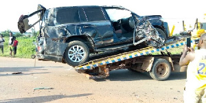 Ignatius Baffour-Awuah's vehicle was involved in an accident