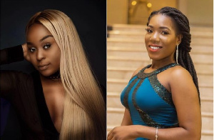 Efia Odo and Victoria Lebene