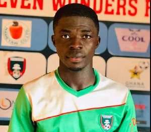 Techiman Eleven Wonders midfielder, Frank Amankwah