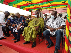 Dignitaries at the funeral ceremony of the late Jones Abu Alhassan