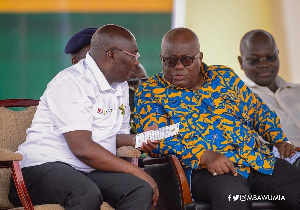 President Akufo-Addo and his Vice President Mahamadu Bawumia