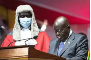 President Nana Addo Dankwa Akufo-Addo and Chief Justice Kwasi Anin-Yeboah