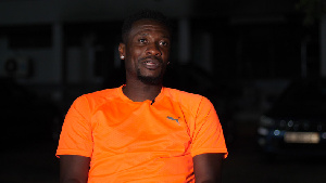 Legendary Ghanaian striker Asamoah Gyan