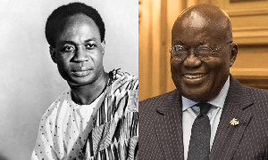 Nana Addo Dankwa Akufo-Addo and Former President of Ghana, Dr. Kwame Nkrumah