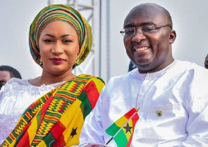 Second lady, Samira Bawumia and husband, Vice president, Dr Mahamudu Bawumia