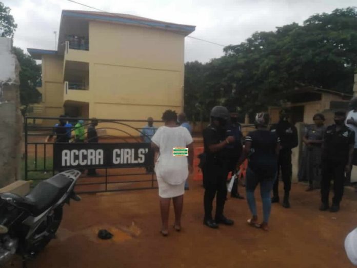 Parents troop to Accra girls to demand for their wards