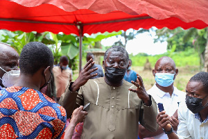 Deputy Minister of Lands and Natural Resources in charge of Forestry, Hon. Benito Owusu-Bio