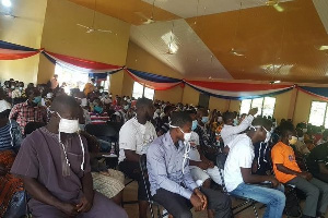 Gathering of NPP Asante Akim South Constituency members