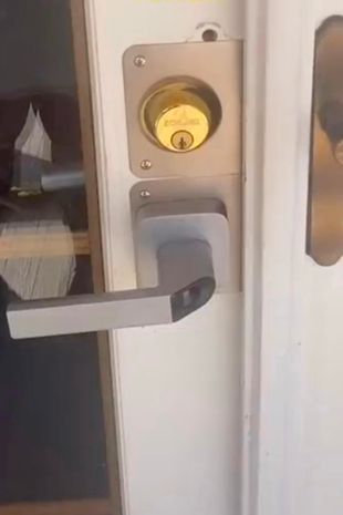 TikTok users are infuriated by the clip, with some pointing out their landlord has installed a way to track his tenants