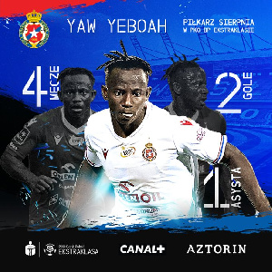 Ghana attacker, Yaw Yeboah