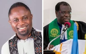 Kwabena Mintah Akandoh and Rt. Rev. Prof. Joseph Obiri Yeboah Mante