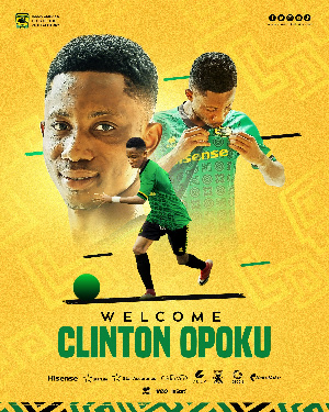 Asante Kotoko's new signing, Clinton Opoku