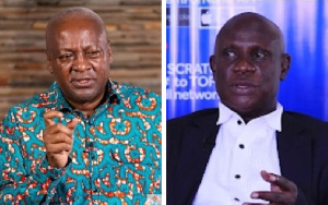 John Dramani Mahama and Nana Obiri Boahe