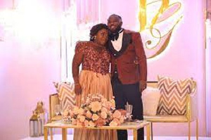 Gifty Oware-Aboagye all cozy with her husband Mr. Mensah