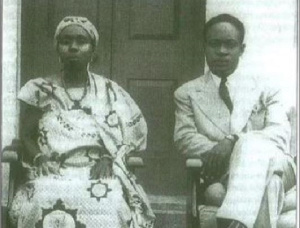 Elizabeth Nyaniba with Dr. Kwame Nkrumah