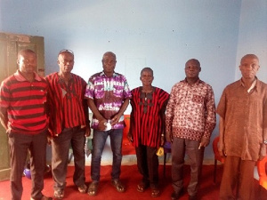 Members of the Ghana Cocoa, Coffee and Shea-Nut Farmers Association (COCOSHE)