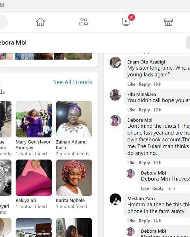 Suspected herdsmen post their photos on woman