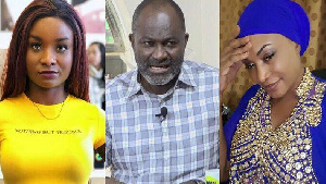 Kennedy Agyapong with his baby mama and daughter