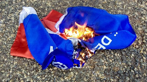 NPP flag burning