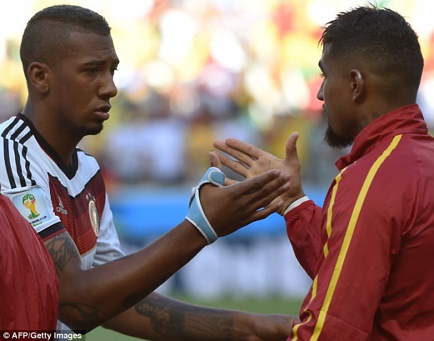 Kevin Prince Boateng and Jerome Boateng