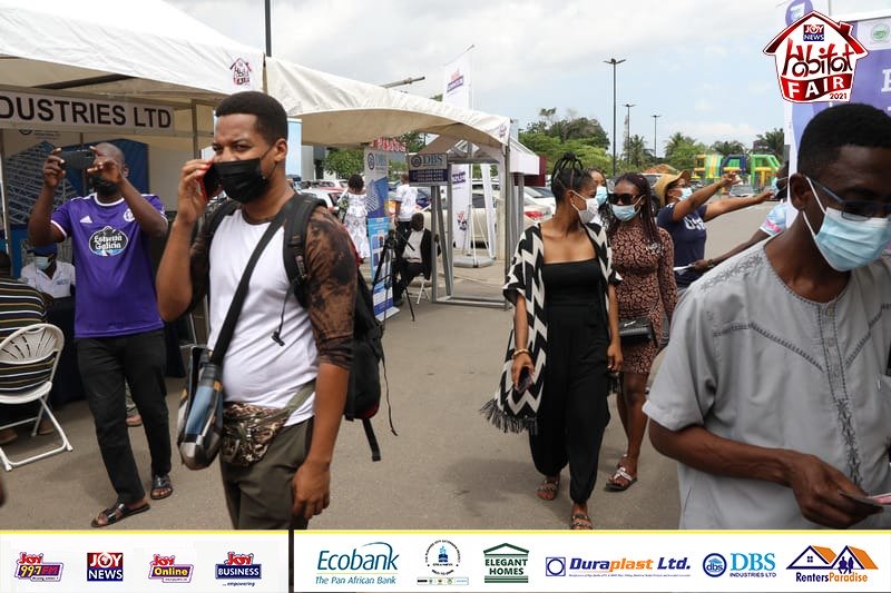 Massive turnout at first mini-clinic of 2021 JoyNews Ecobank Habitat Fair