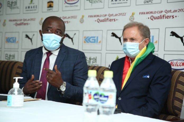 GFA boss with Miovan Rajevac