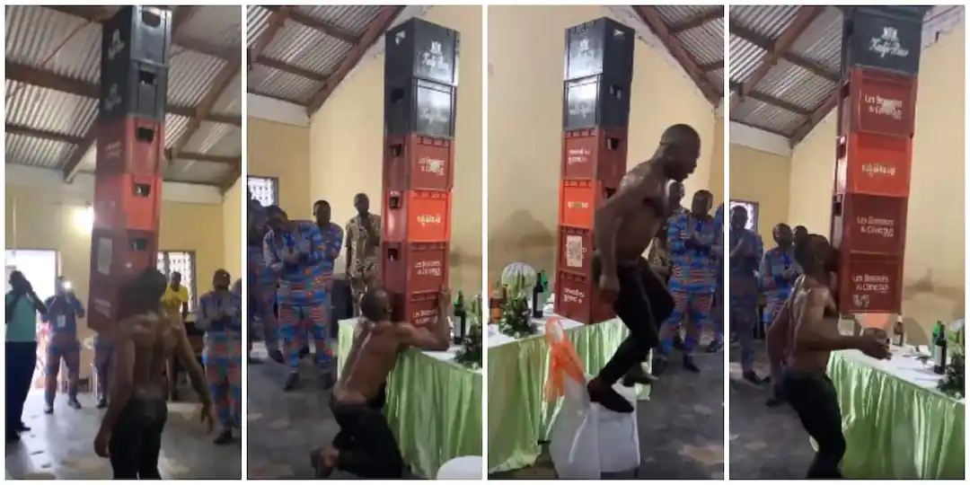 Social media reacts to viral video of man lifting 6 crates at once with just his teeth