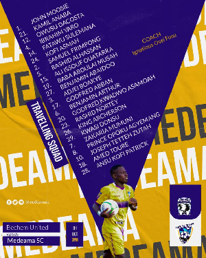 Medeama take a tripp to Bechem United's home for the start of the 2021/22 league season