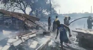 Several properties have been destroyed by the Timber market fire