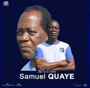 Former assistant coach for Accra Hearts of Oak, Samuel Quaye