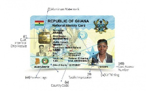 The Ghana card is issued by the National Identification Authority