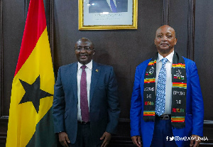 Vice President Dr. Mahamudu Bawumia and CAF President