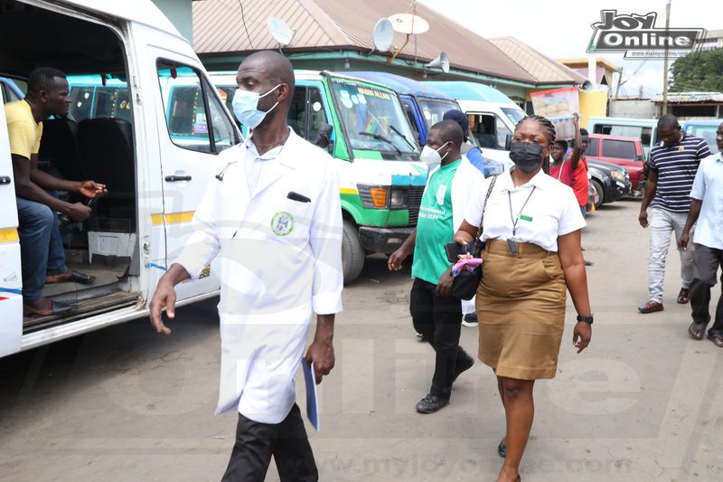 Joycleanghana Photos: AMA Metro Health Inspectors close down smelly public urinals at 'circle station'