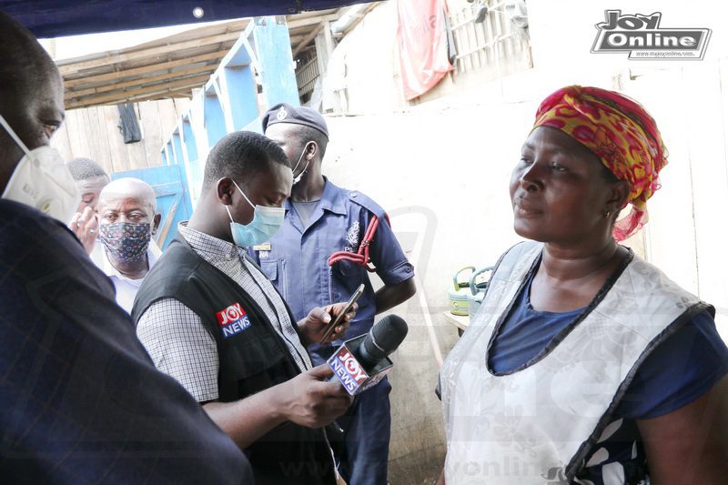 Joycleanghana Photos: AMA Metro Health Inspectors close down smelly public urinals at 'circle station'