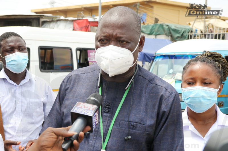 Joycleanghana Photos: AMA Metro Health Inspectors close down smelly public urinals at 'circle station'