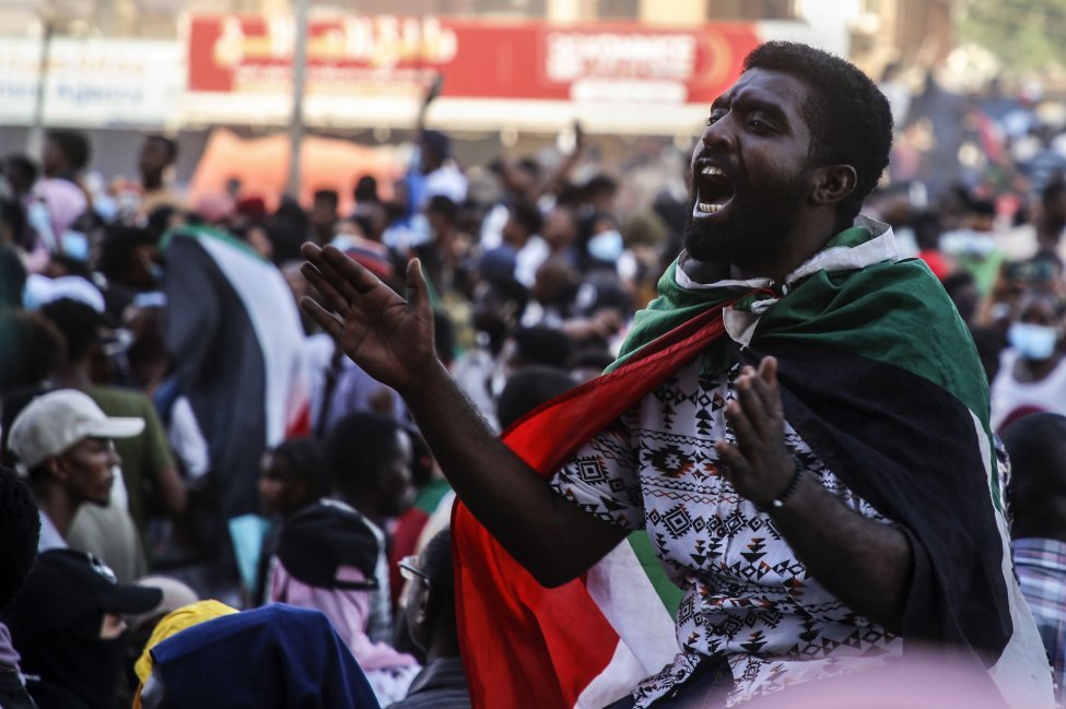 Protesters take to streets in Sudan demanding end to military rule