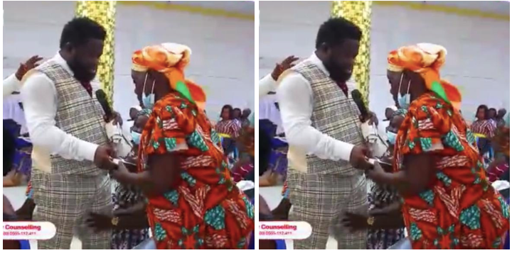 Prophet Ogya Nyame donates offertory to church members