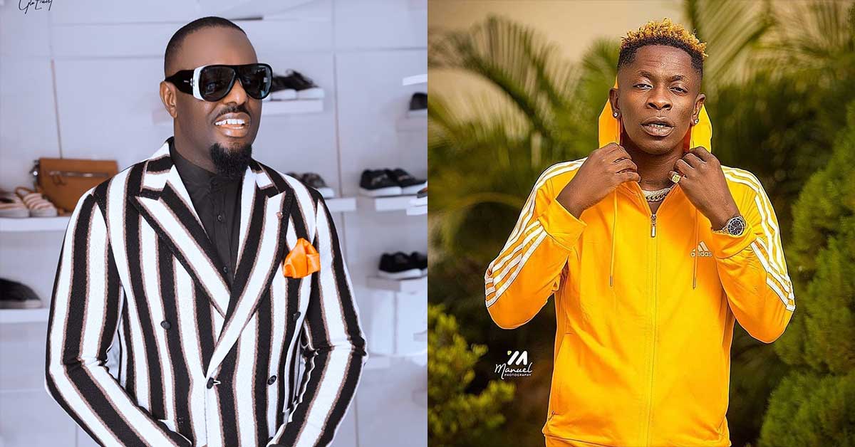 His face doesn’t look like mine - Jim Iyke replies Shatta Wale after he said his face looks like the Nigerian actor