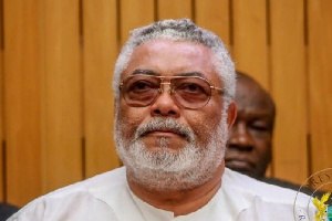 Former president Jerry John Rawlings