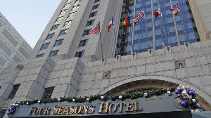 Government is reported to have booked the Four Seasons Hotel in Atlanta for the presidents trip