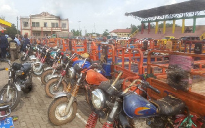 The aboboyaas riders were arrested on Accra-Tema Motorway