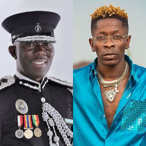 IGP Dampare and Dancehall musician, Shatta Wale...