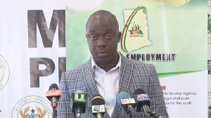 Justin Koduah Frimpong, Chief Executive Officer of the Youth Employment Agency