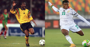 L- Abedi Pele, R- Abdul Fatawu