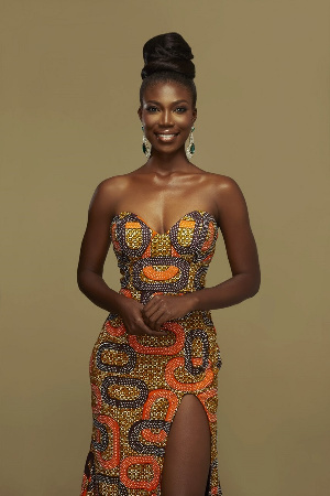 Ghana’s delegate for the 2021 Miss Universe, Naa Morkor Commodore