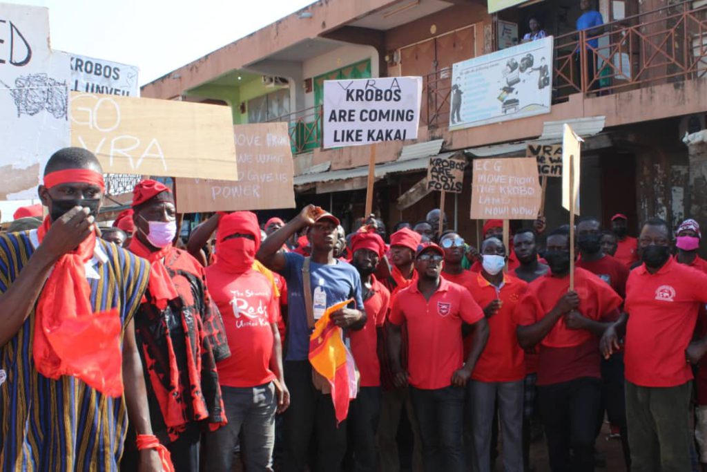 Yilo and Manya Krobo residents protest introduction of prepaid metres