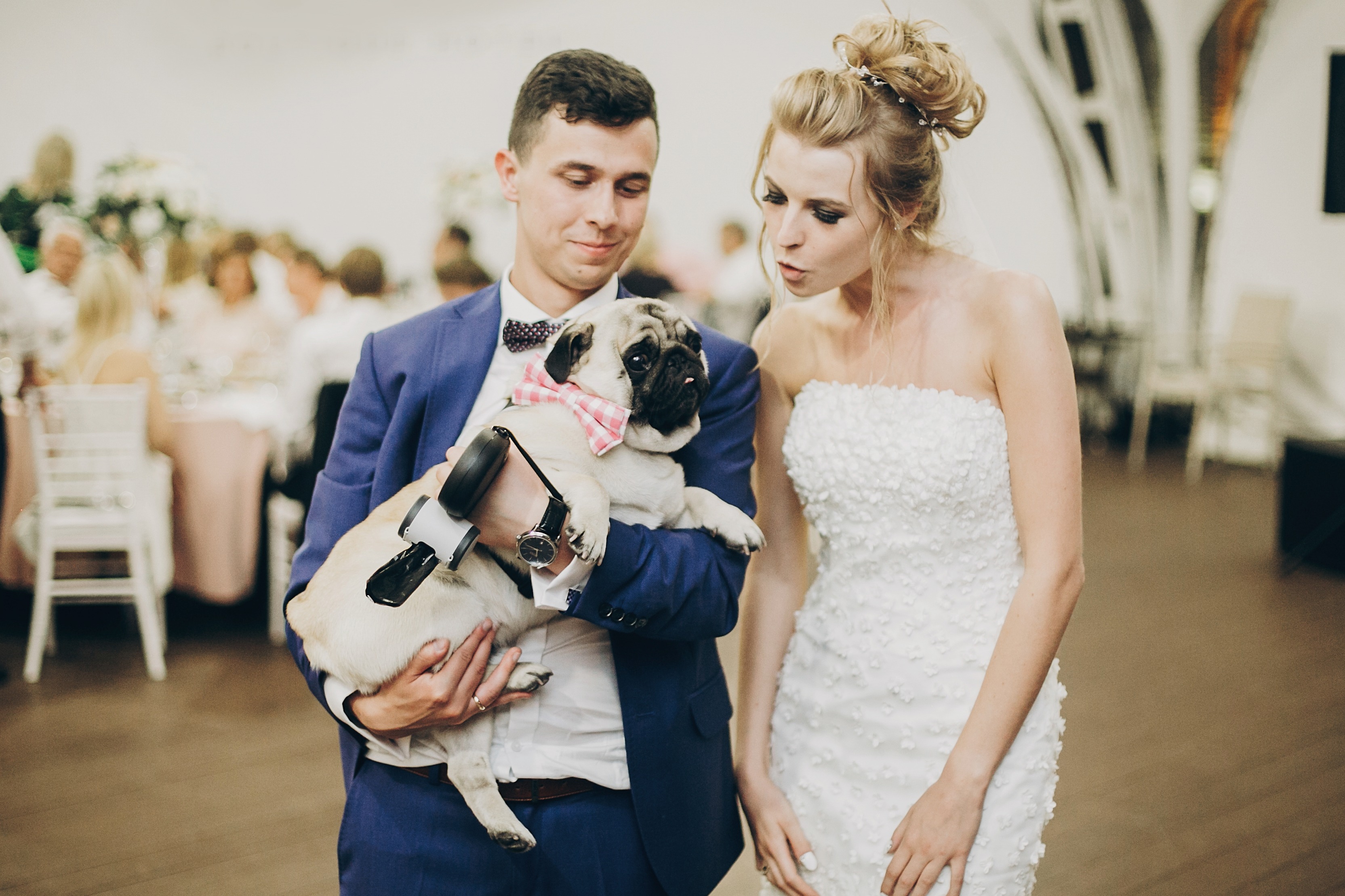 The woman banned pets and kids from her wedding and her family isn't very happy