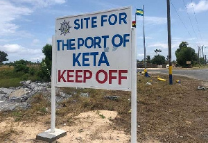 Demarcated area for Keta Sea Port