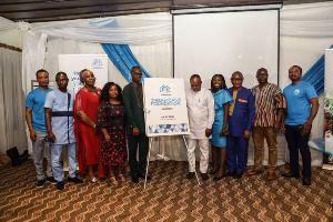 A photo of some dignitaries at the launch