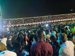 Photo of the turn up at the concert at the Accra Sports Stadium